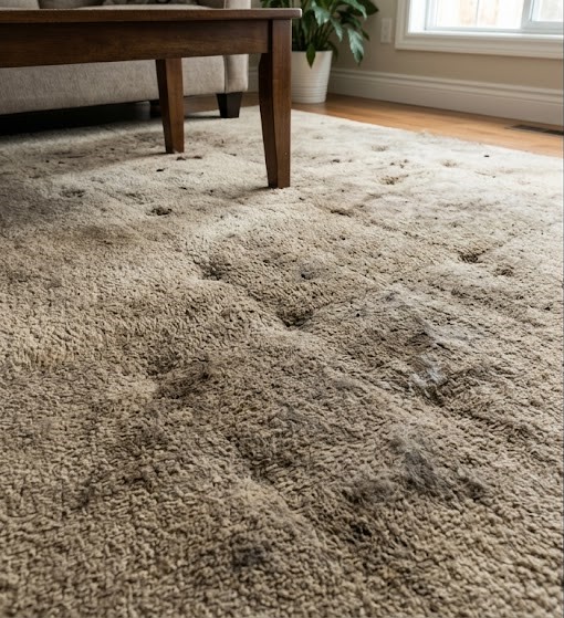 before-carpet-cleaning-fayetteville-GA dirty stained carpet before professional carpet cleaning Fayetteville GA